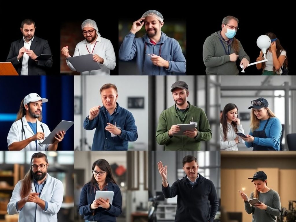 Vedete care au excelat în mai multe domenii: Povești inspiraționale 1 Oameni inspiraționali realizând diverse activități.