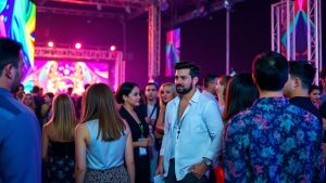 Main page 14 Vedete la festival internațional, atmosferă vibrantă.